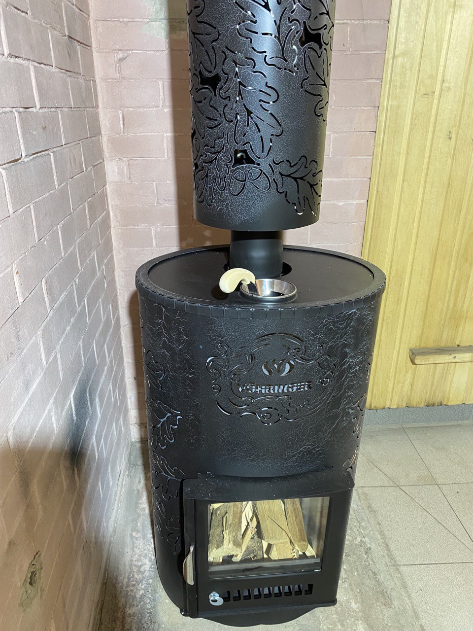 Монтаж банной печи Уют 18